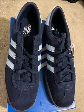 Adidas Originals Stadt Men's DRK BLU JQ9008 Size 9 New In Box